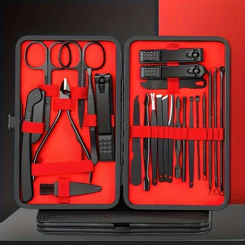 7-24pcs Professional Nail Clippers Kit 