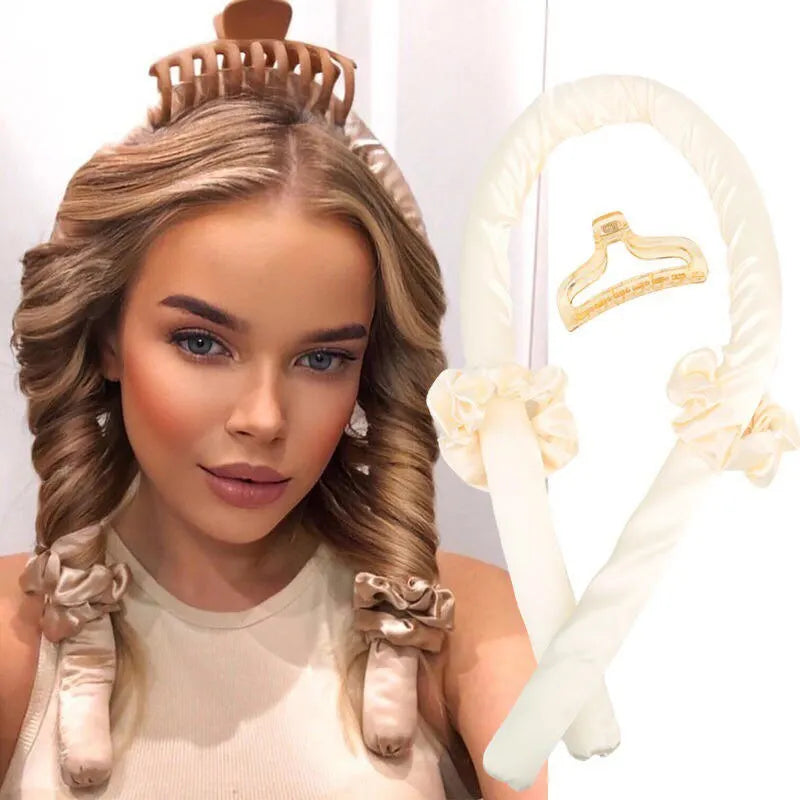 Shopifforyou Foam No-Heat Sleeping Curling Iron – Lazy DIY Wave Styler for Easy Hair Styling