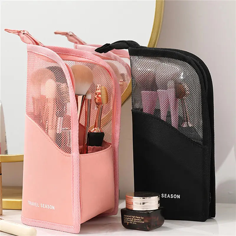 Makeup Brush Case - Travel Waterproof Cosmetic Bag